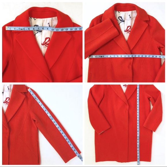 SOLD @ M Wool Blend Blazer Jacket / Cocoon Coat - Picture 7 of 8